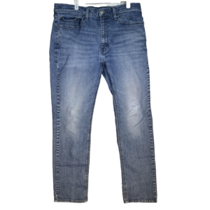Levis 514 Jeans Mens 40x30 Blue Straight Leg Denim Low Rise Zip Fly